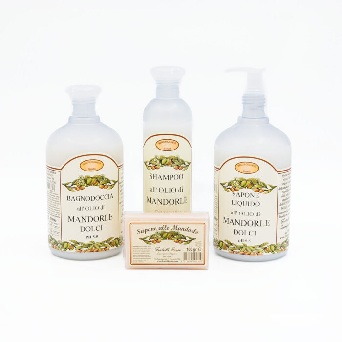 Set Da Bagno All' Olio di Mandorle Dolci